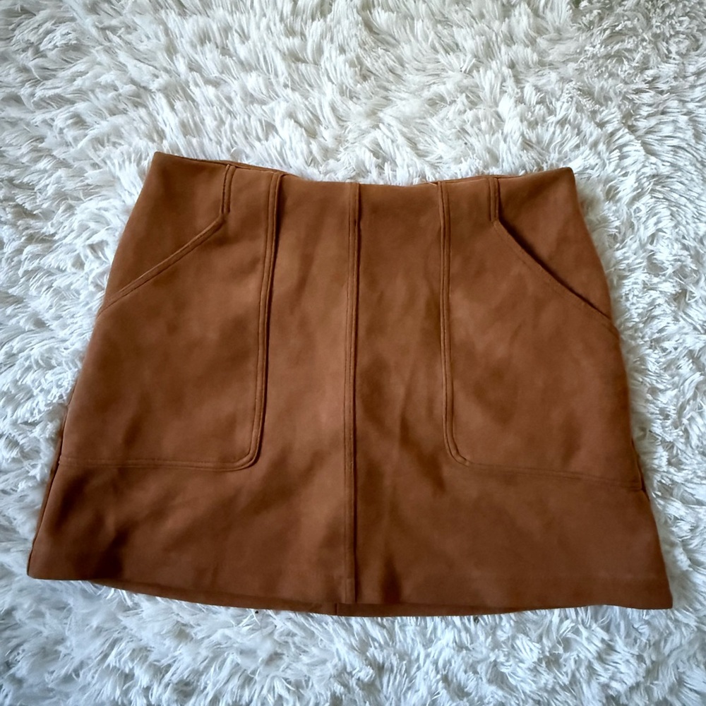 Zara Suede Mini Skirt